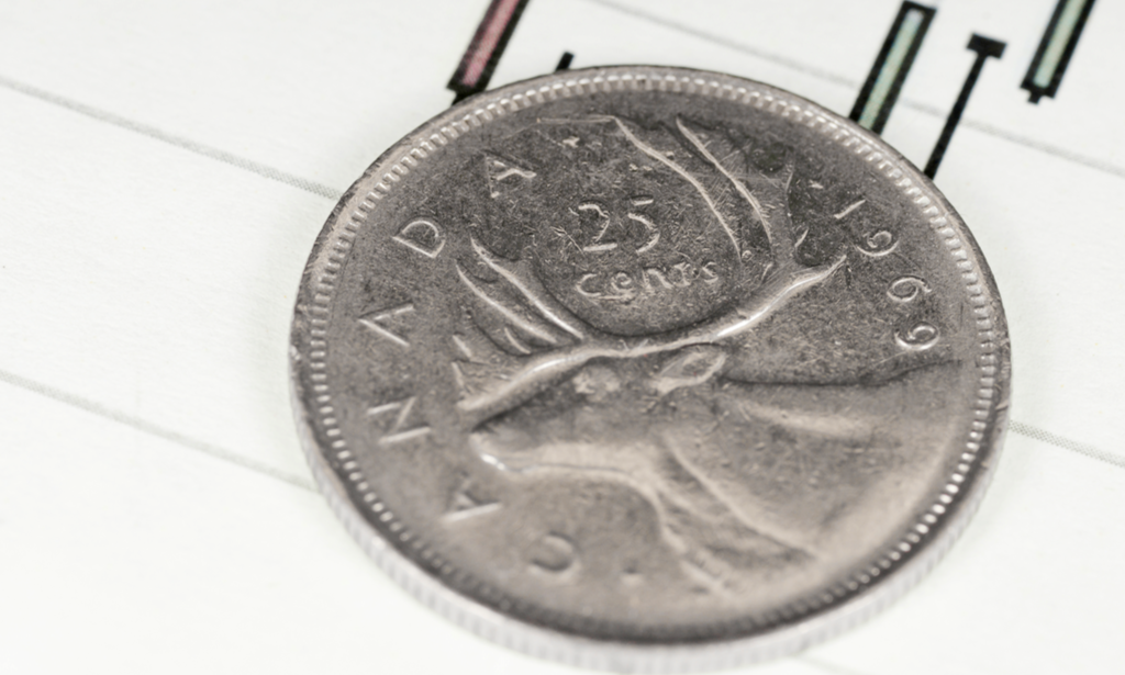 Loonie feels the pinch from widening rate differentials